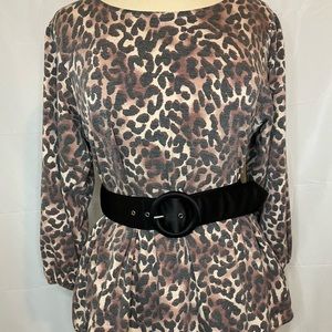 Leopard blouse